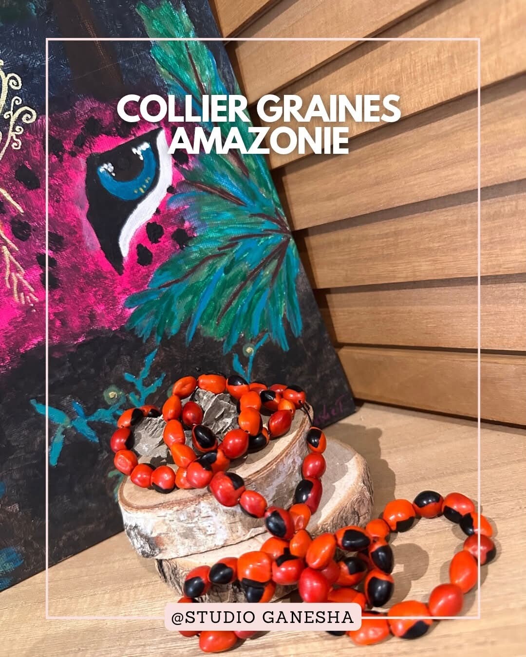 Collier graine d'Amazonie