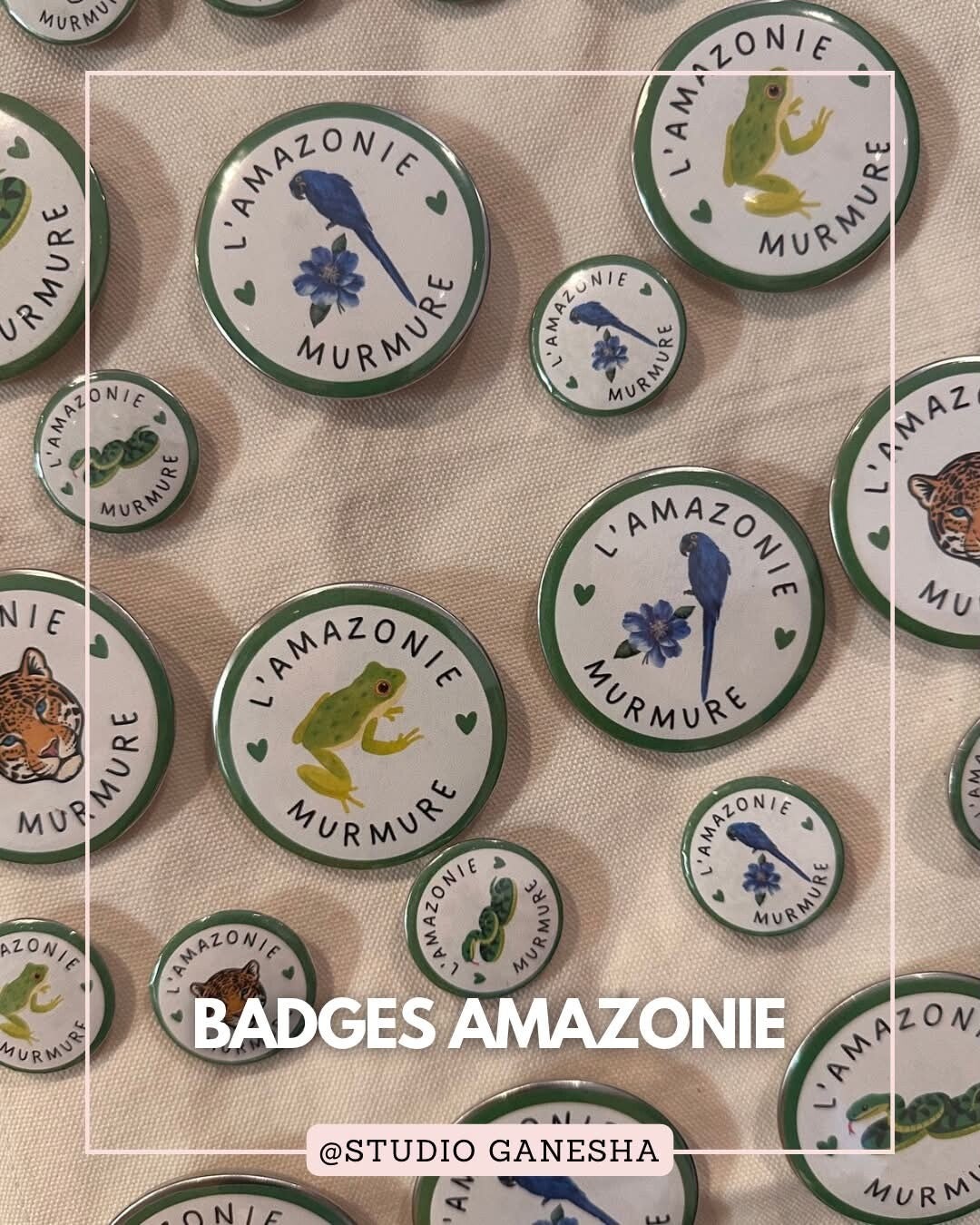 Badges pour l'Amazonie - Grand modèle
