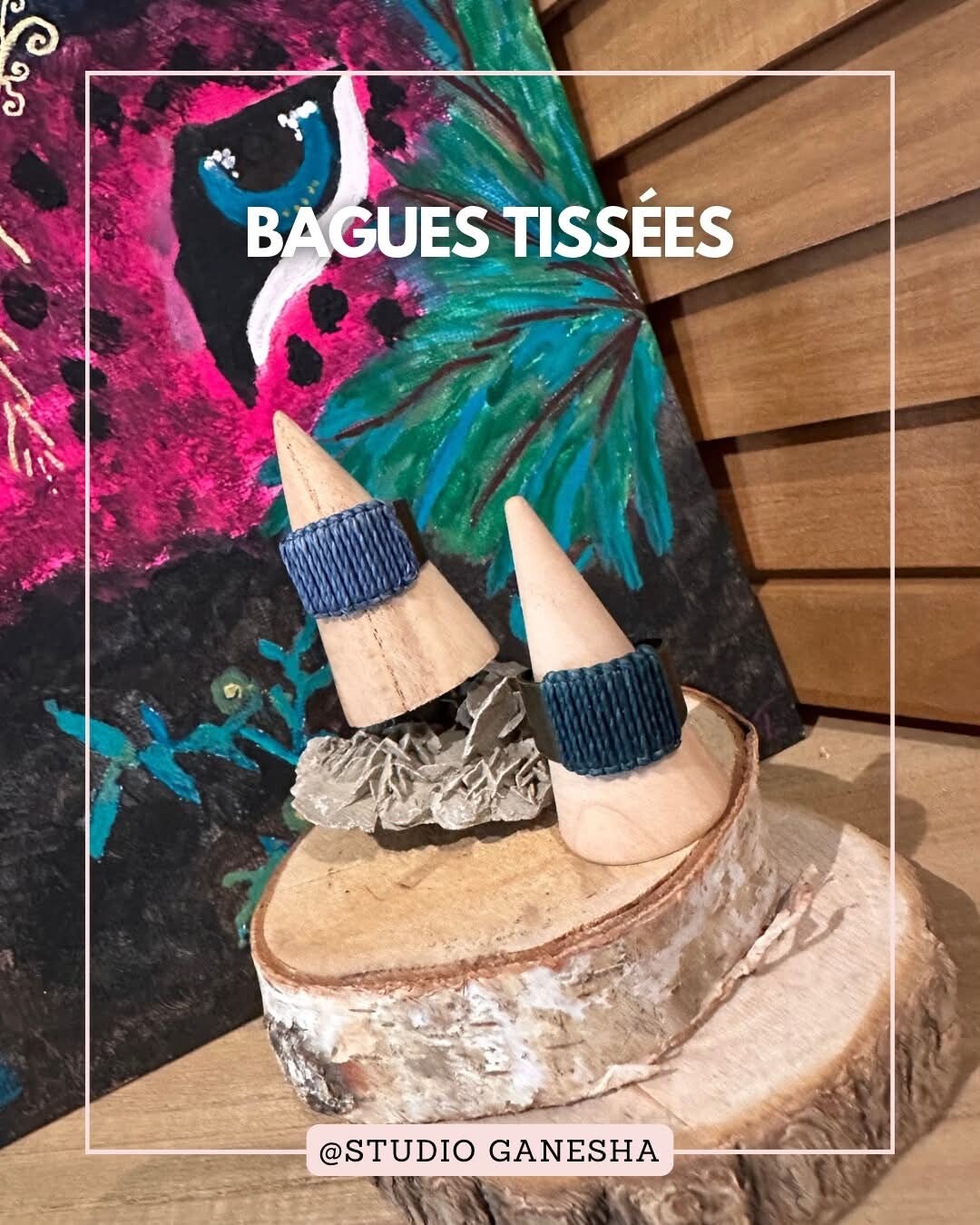 Bague macramé