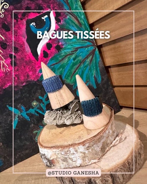 Bague macramé