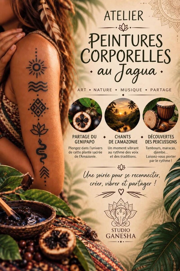Soirée peintures corporelles au Jagua - 8/11/26