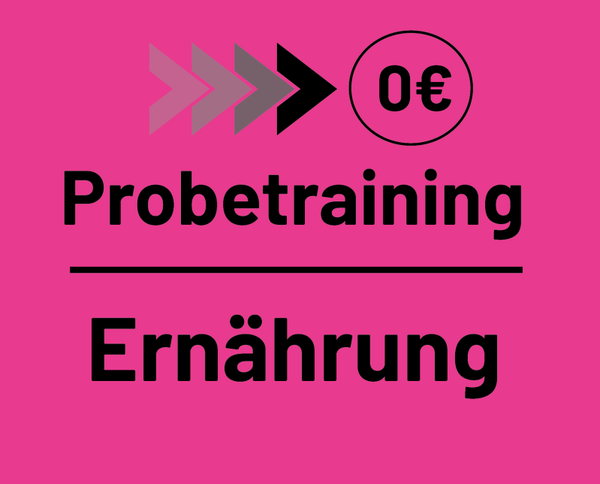 Probetraining Ernährung