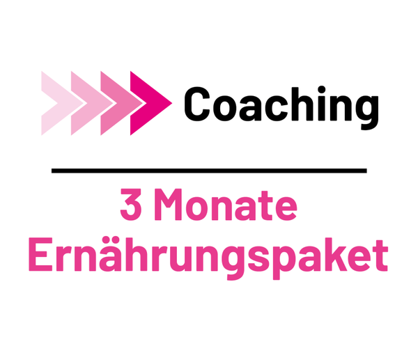 Ernährungspaket 3 Monate-Transformation