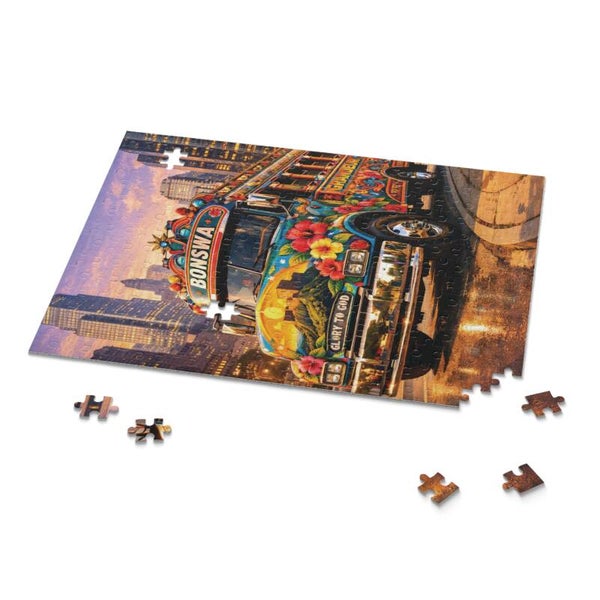 Worldwide TapTap Puzzle — 120/252/500-Piece Colorful Citadel & Gingerbread Roofs