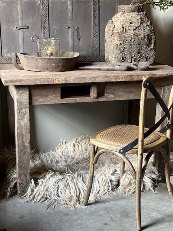 bureau / wandtafel met schuif old barn