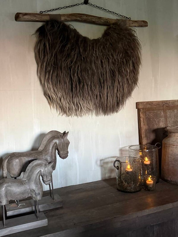 Wandkraag aan stok, diervriendelijk