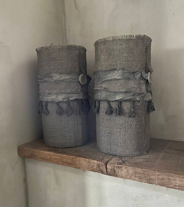 Stoere set windlichtcovers incl glas komen er weer aan!!