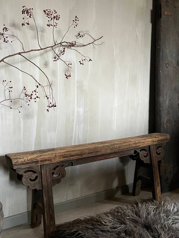 bank, bankje met krul (2.H)