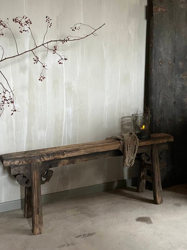 bank, bankje met krul (4.H)