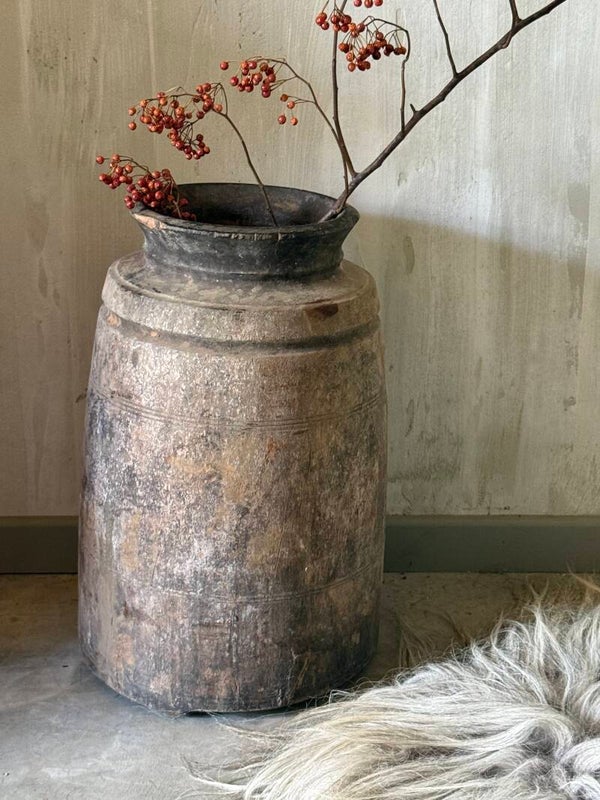 Naga kruik houten pot