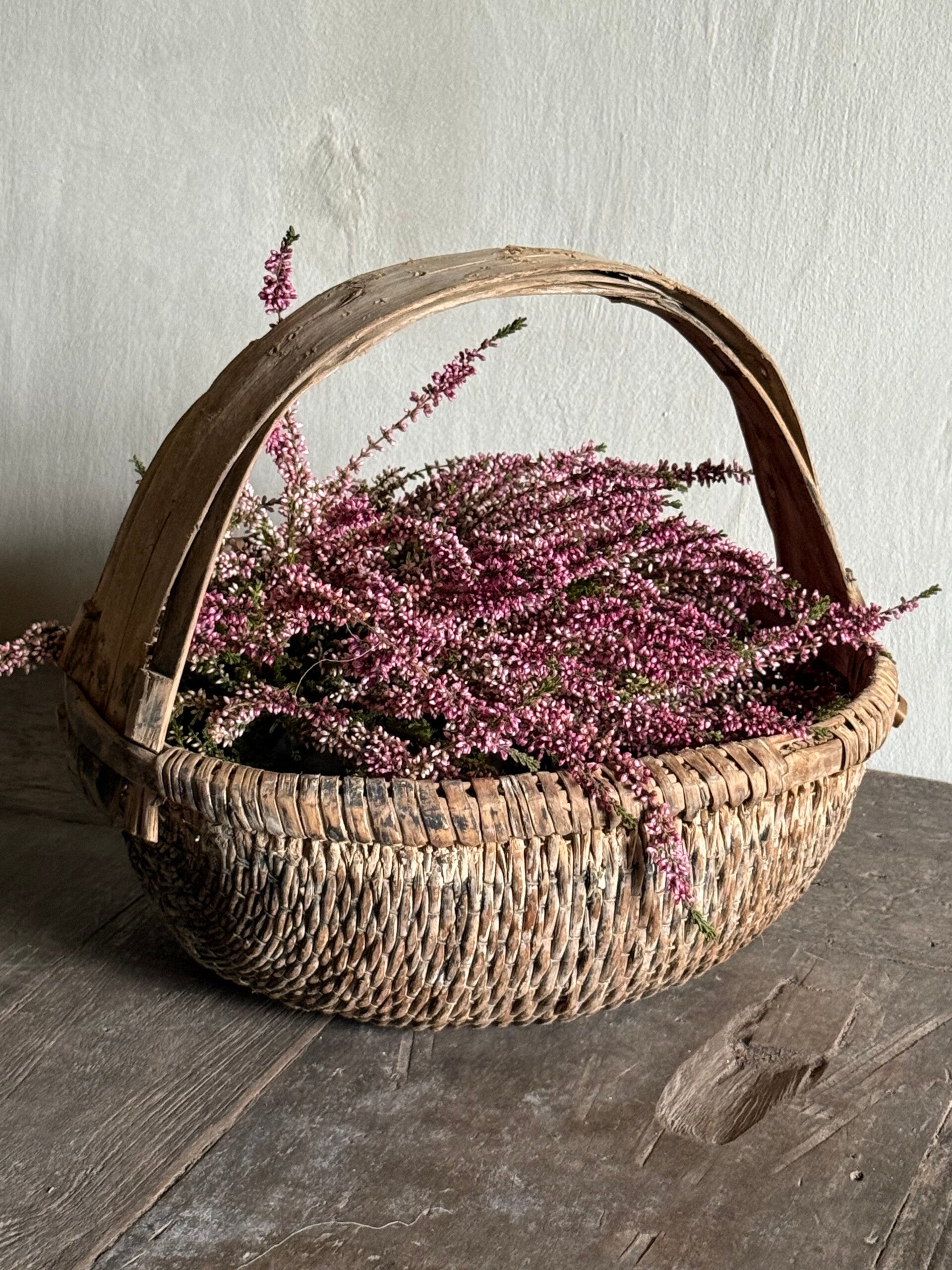 authentiek klein plukmandje / mand