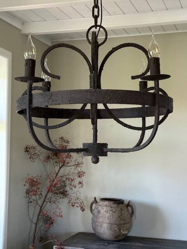 Kroonluchter / hanglamp 4 arms