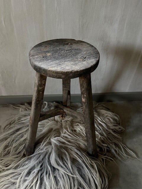 authentiek Chinees krukje (rond, A)