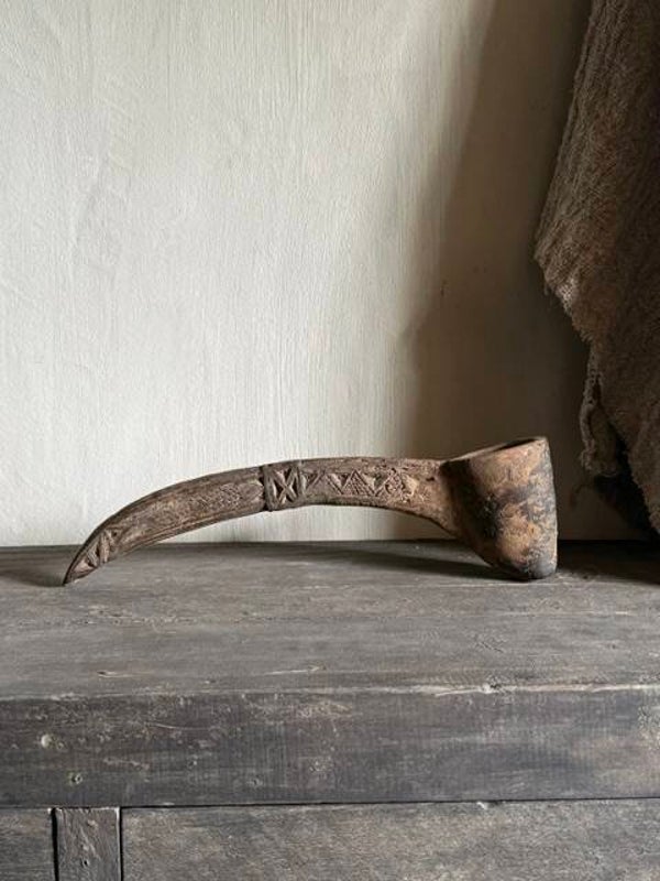 oude houten lepel C