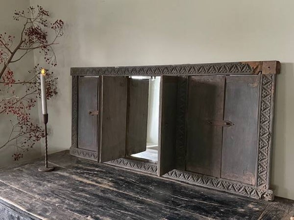 luik met spiegel, 3 luik / wandpaneel (1)