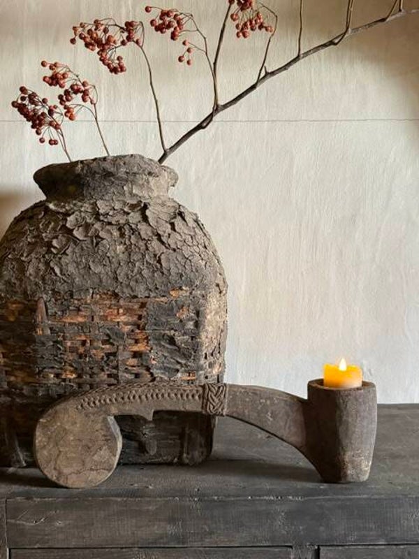 oude authentieke houten lepel A