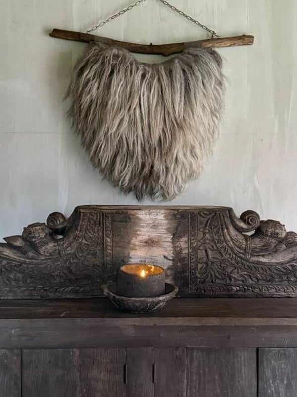 stoere wandkraag / wandhanger, mooi vol