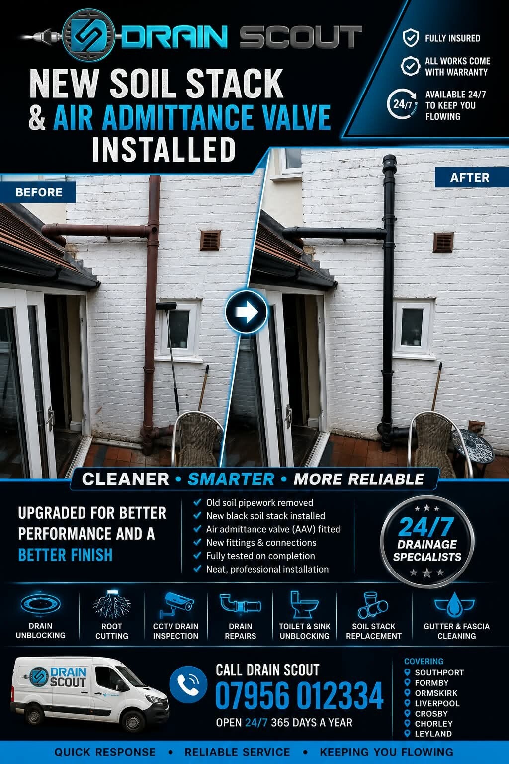 soil pipe plumber AAV