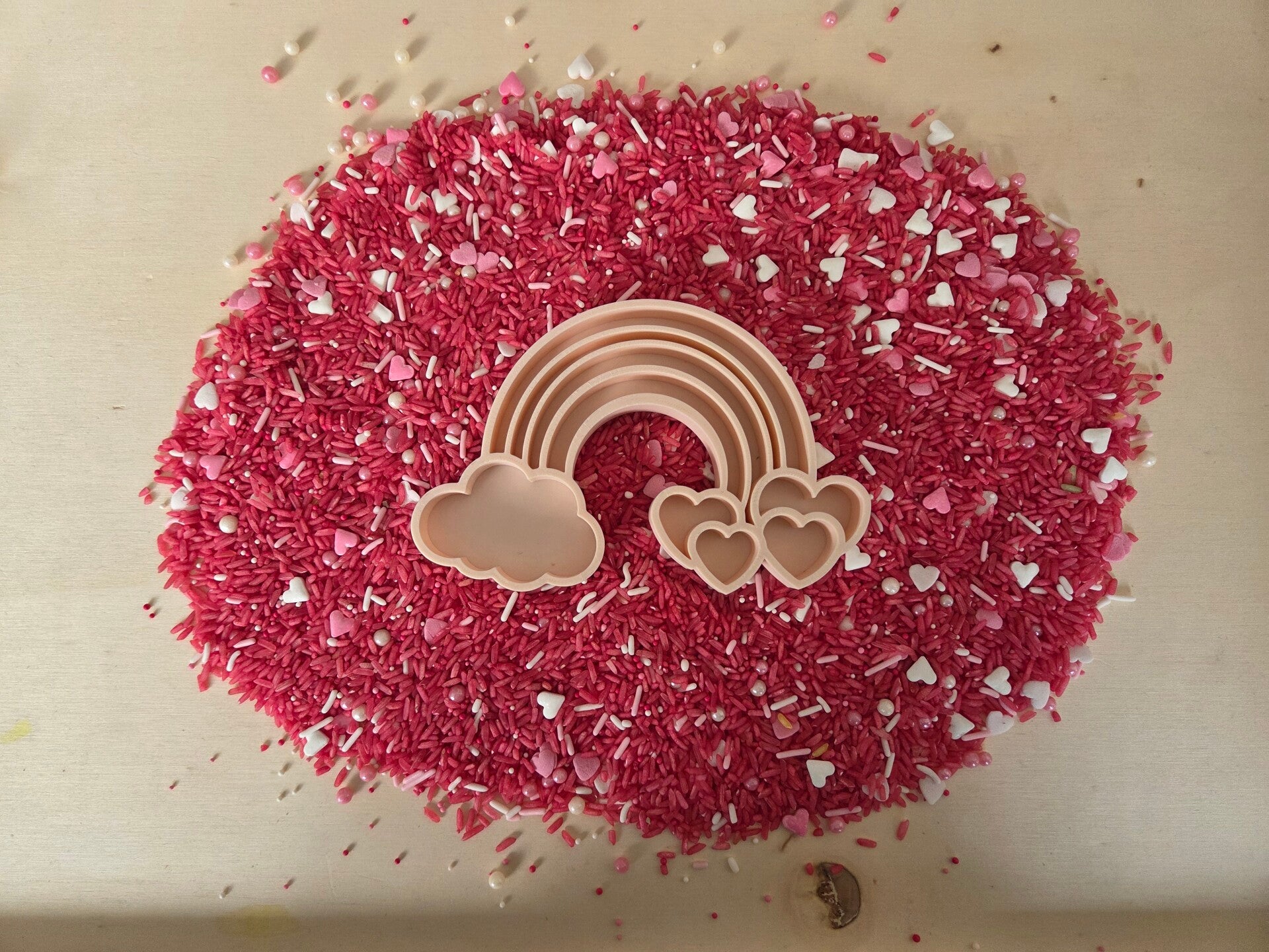 PLA vulvorm - regenboog