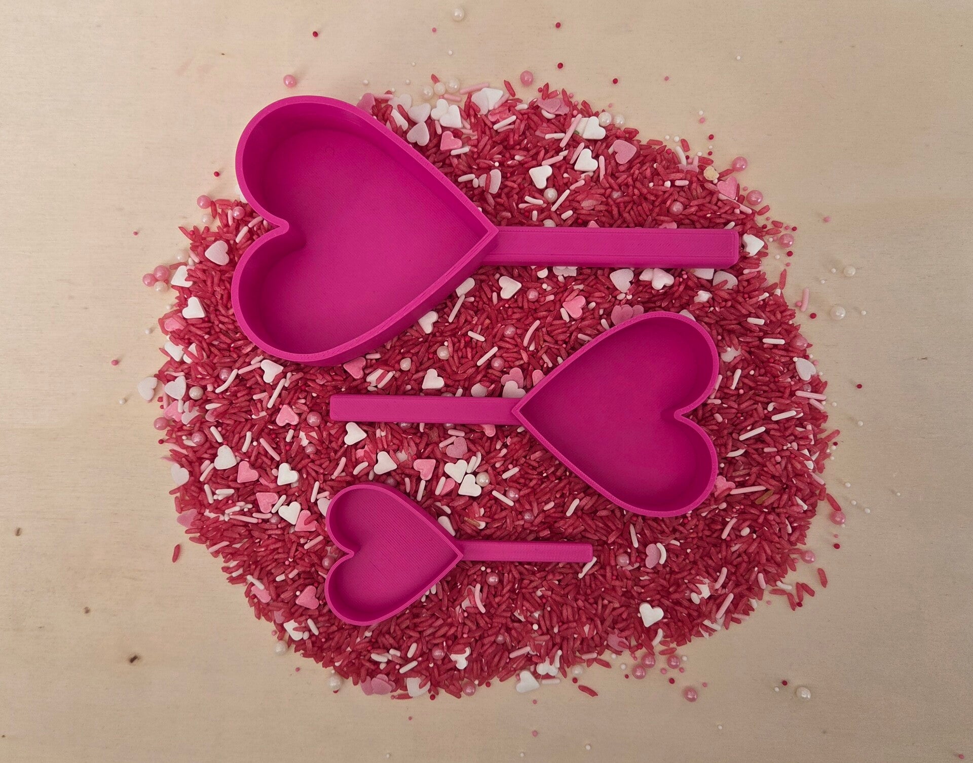 PLA - Hart schepjes set