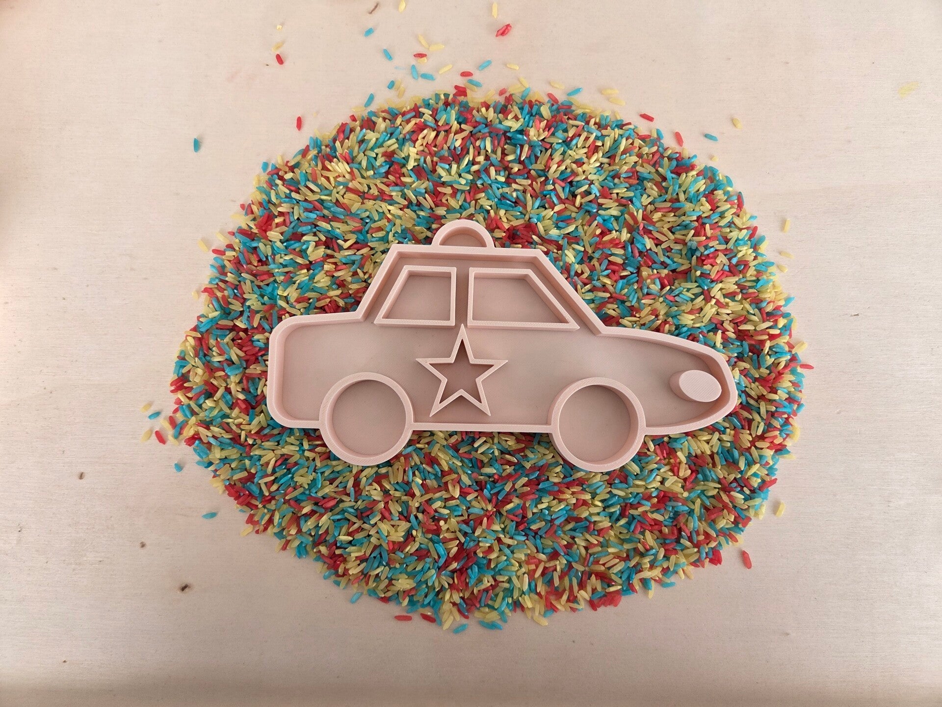 PLA vulvorm - politieauto