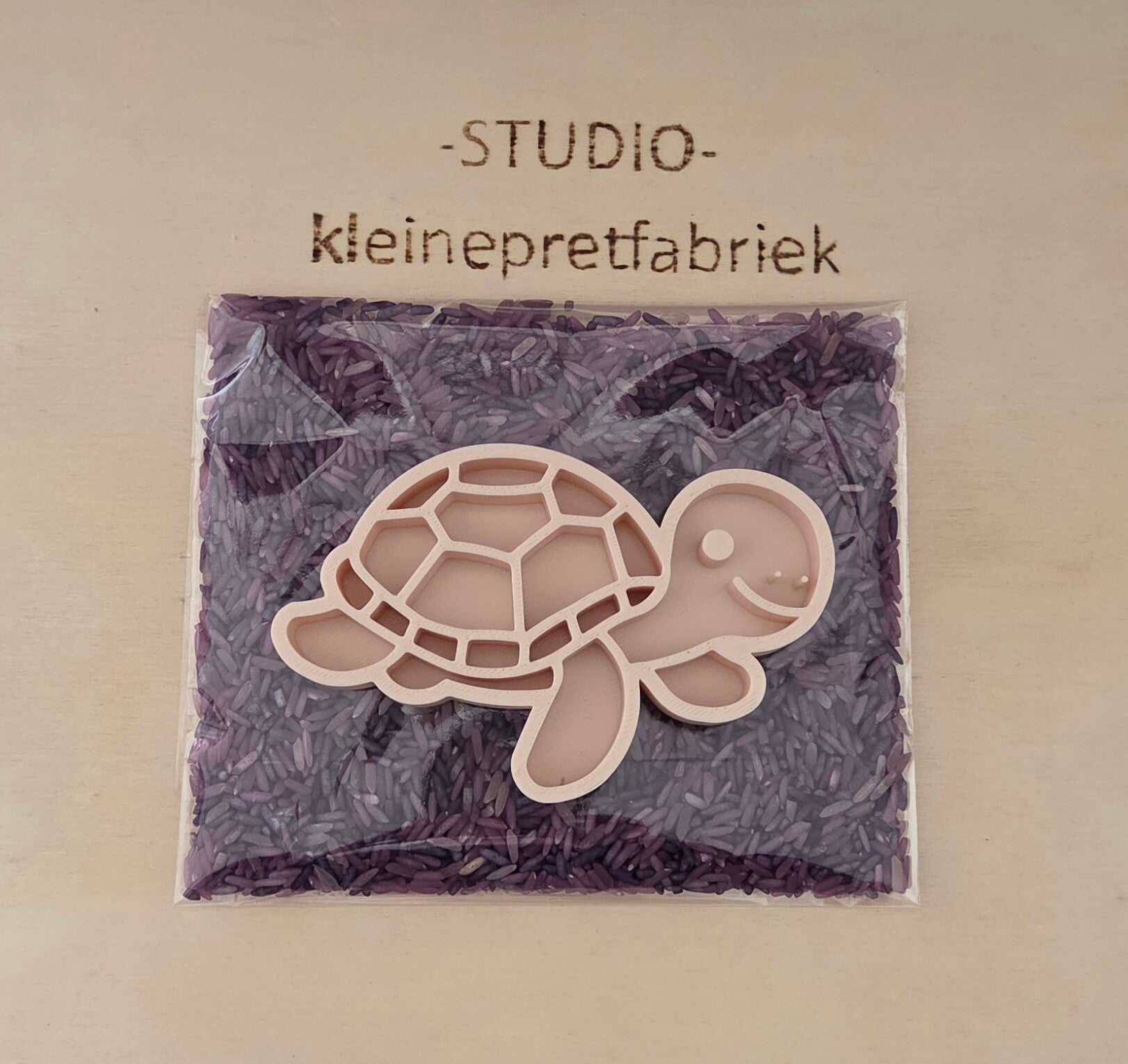 Speelrijst met zeeschildpad vulvorm - Kant en klare traktatie