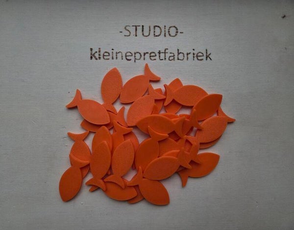 Loose parts - Visjes oranje