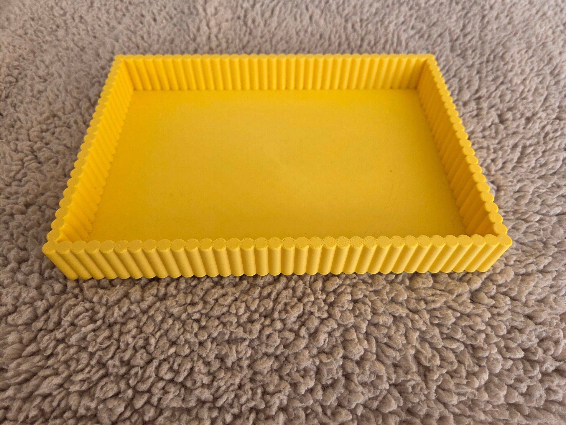 PLA speelbak - rechthoek ribbel