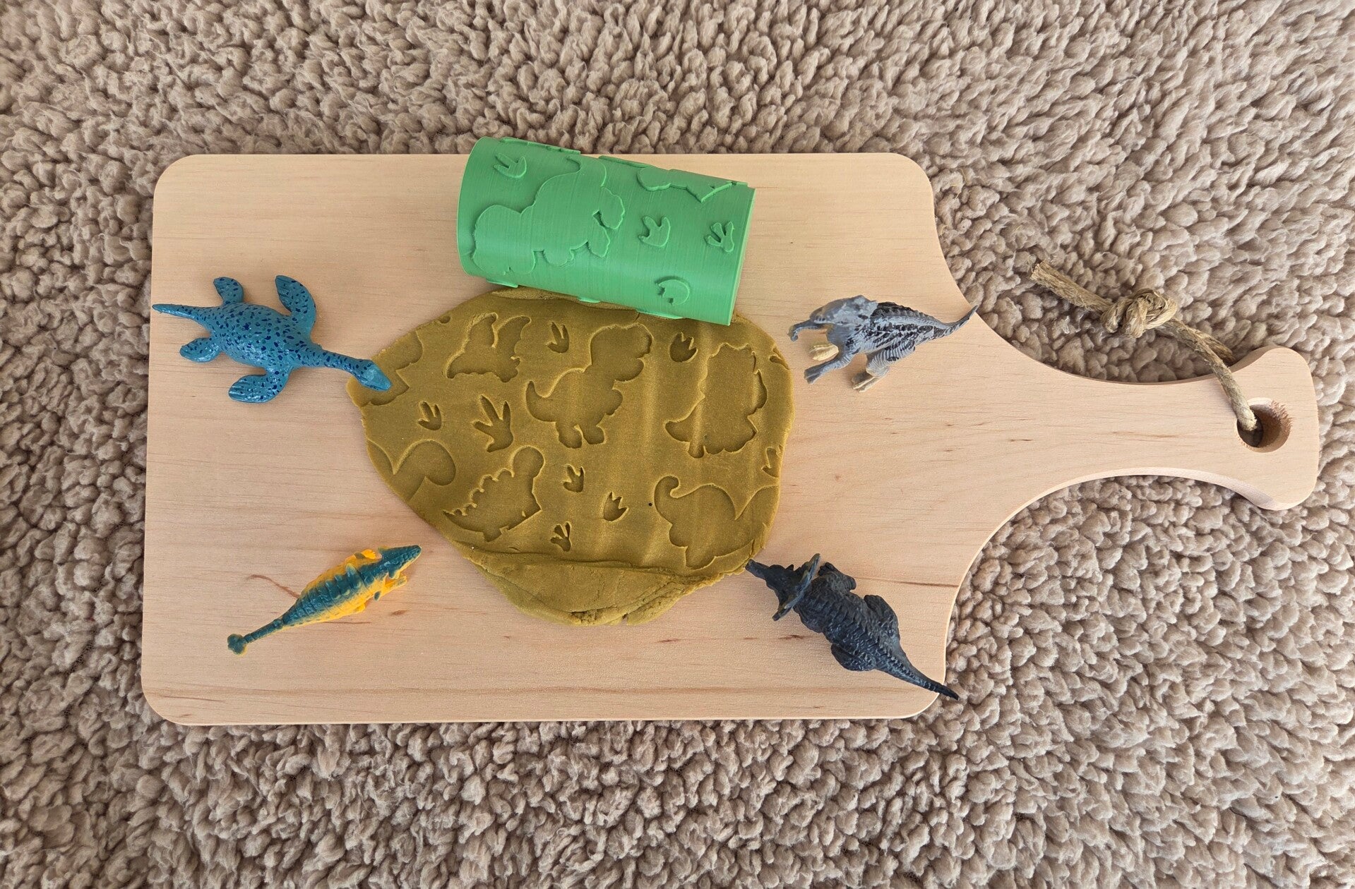 PLA Stempelrol - dino