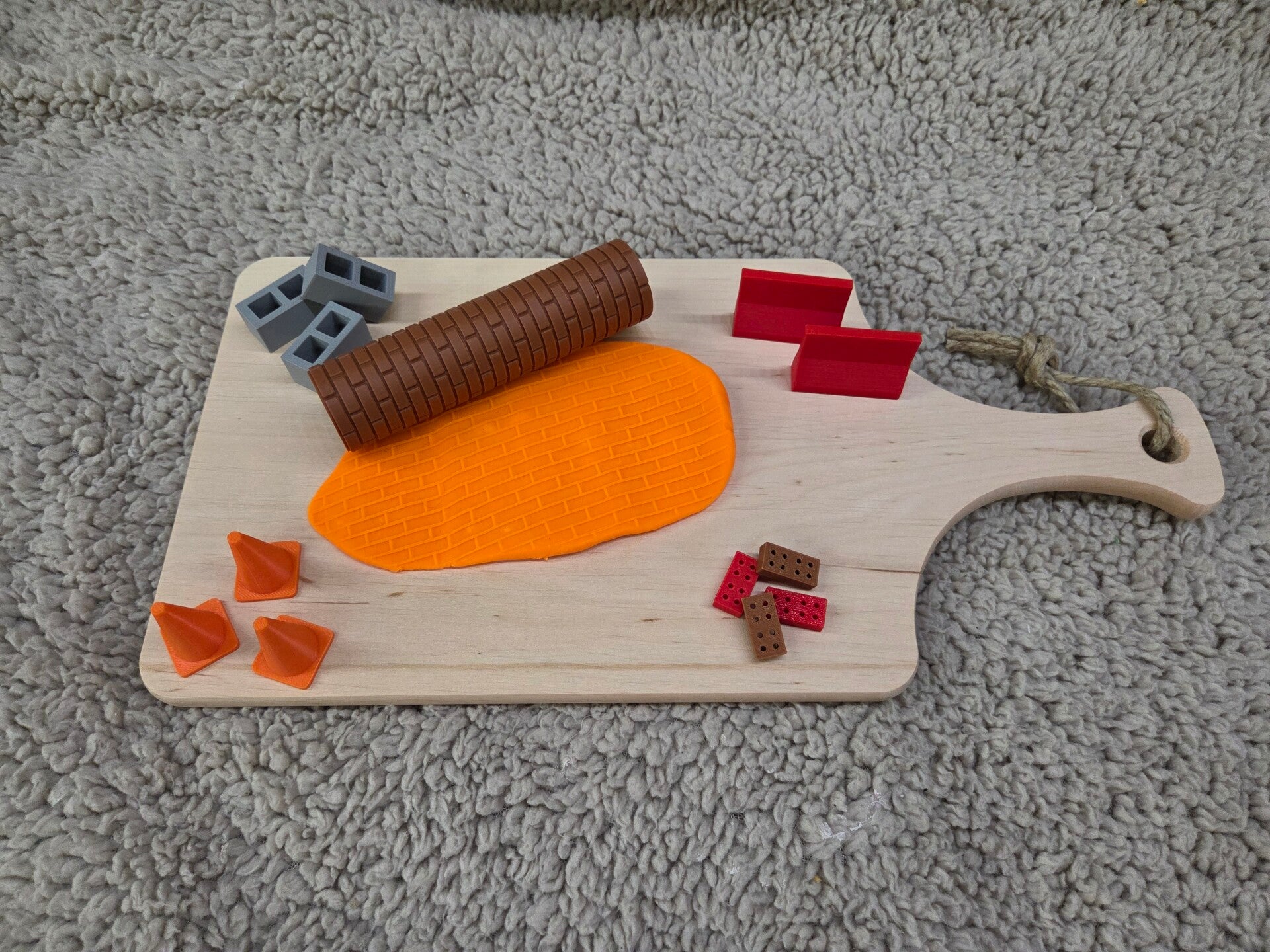 PLA stempelrol - bakstenen