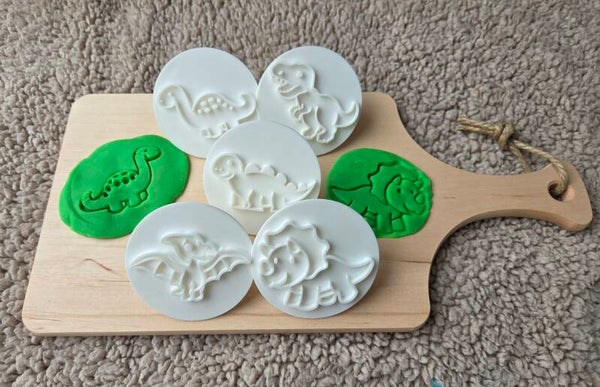 PLA stempelset - dinosaurus