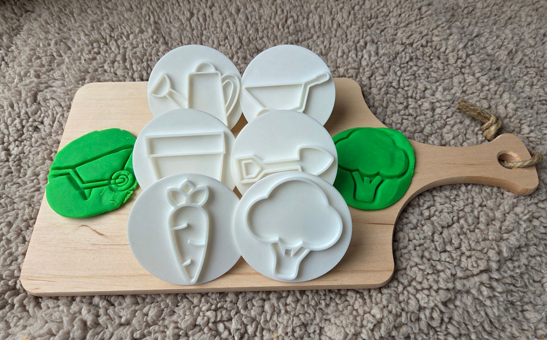 PLA stempelset - moestuin