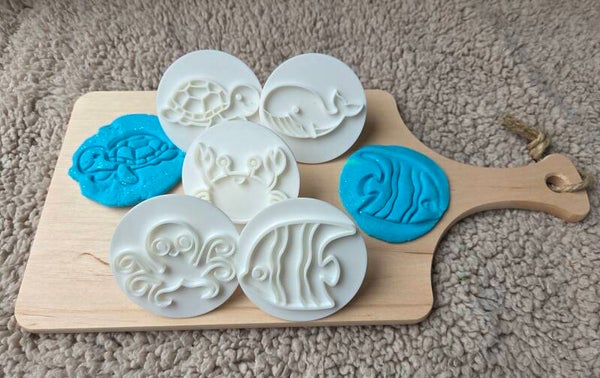 PLA stempelset - zeedieren