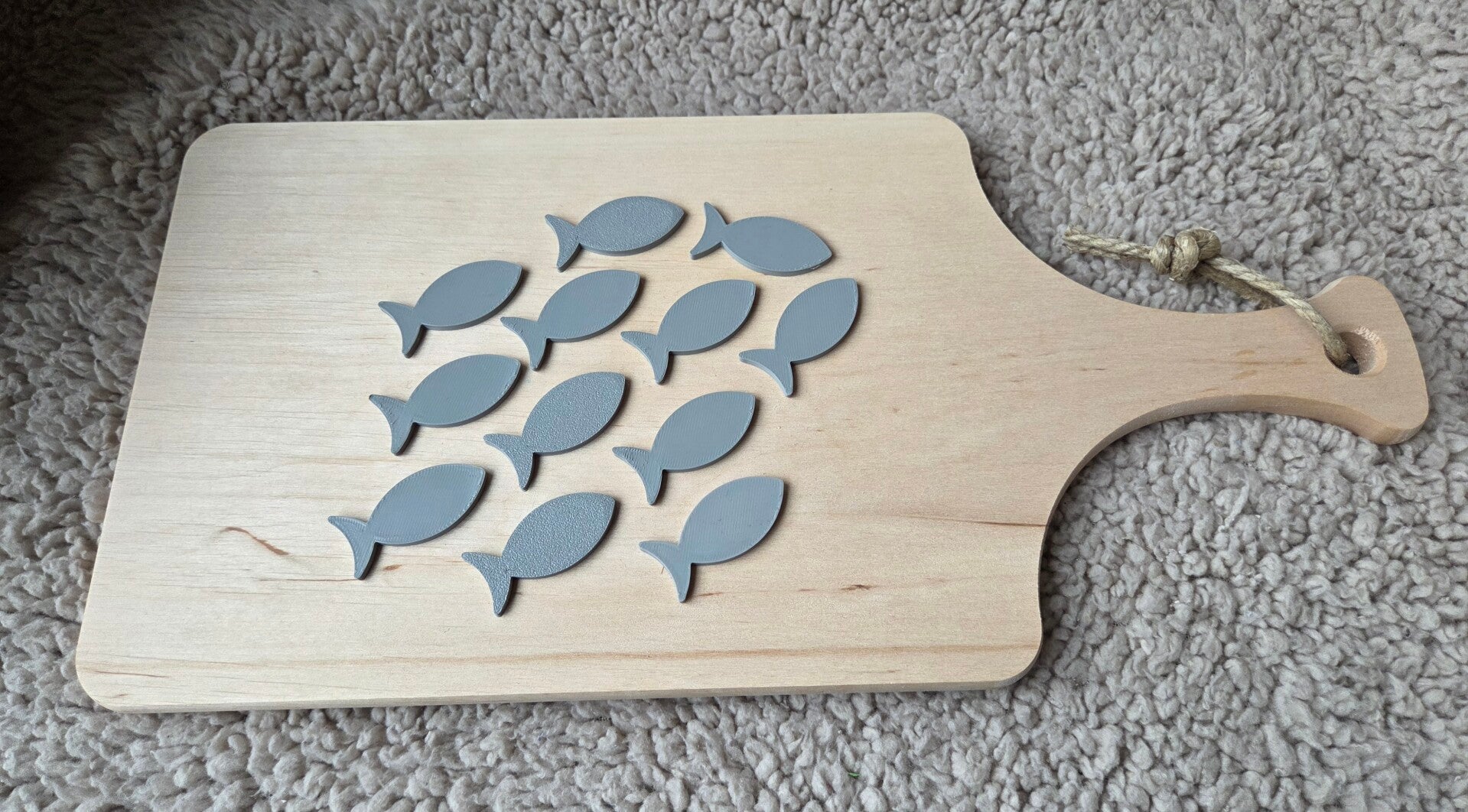 Loose parts - Visjes grijs