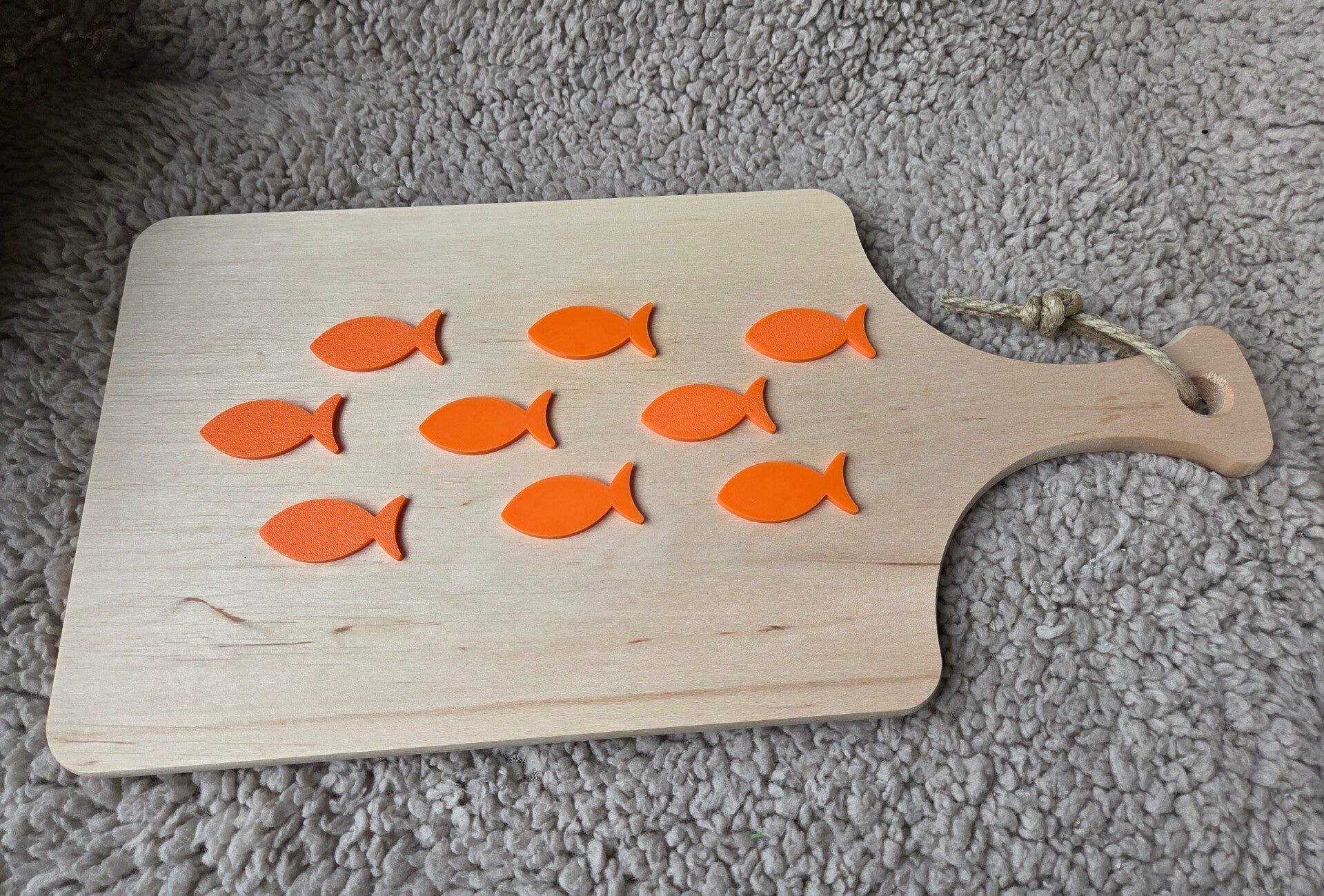 Loose parts - Visjes oranje