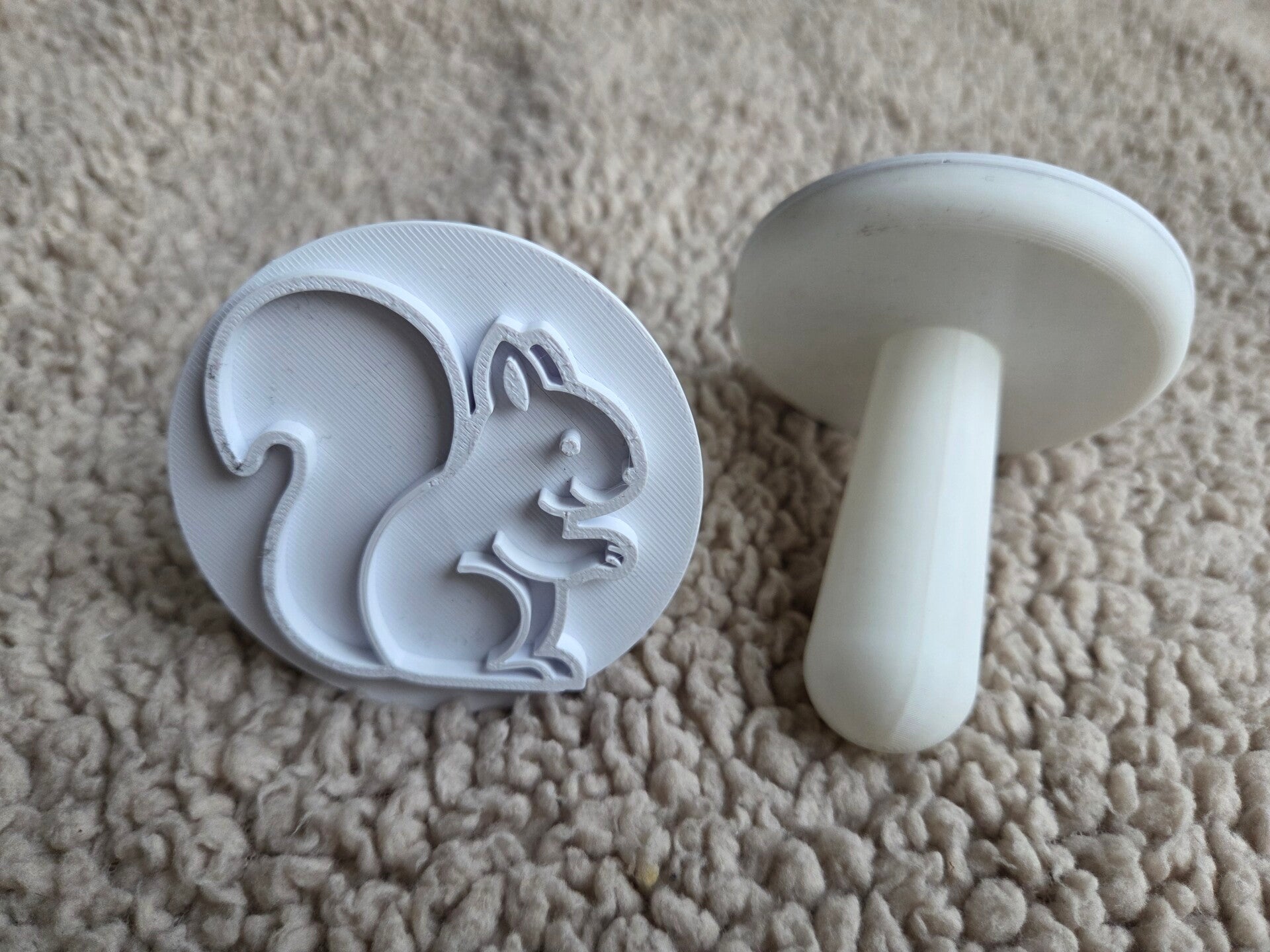 PLA - stempel eekhoorn groot handvat