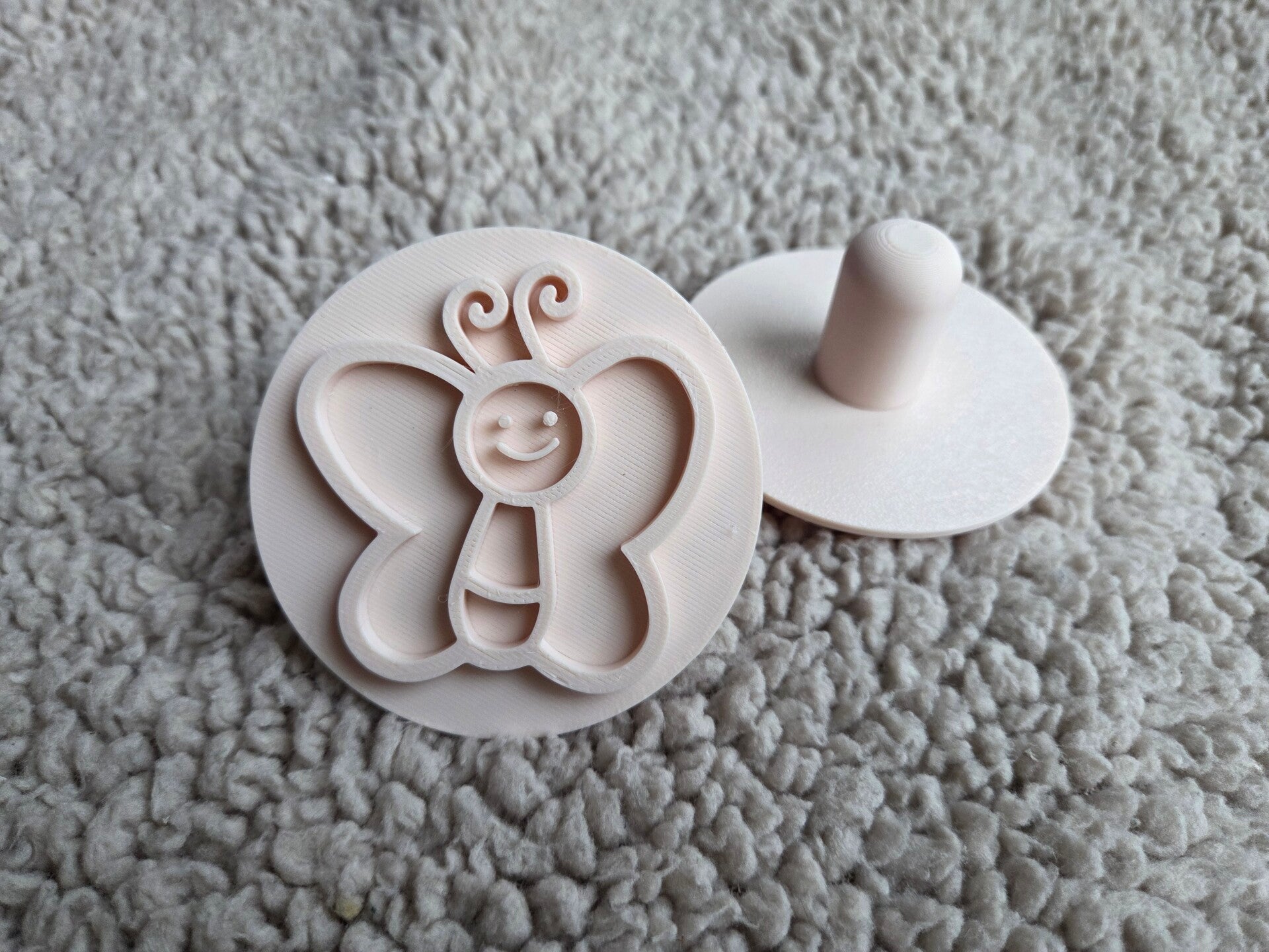 PLA - stempel vlinder kleine handvat