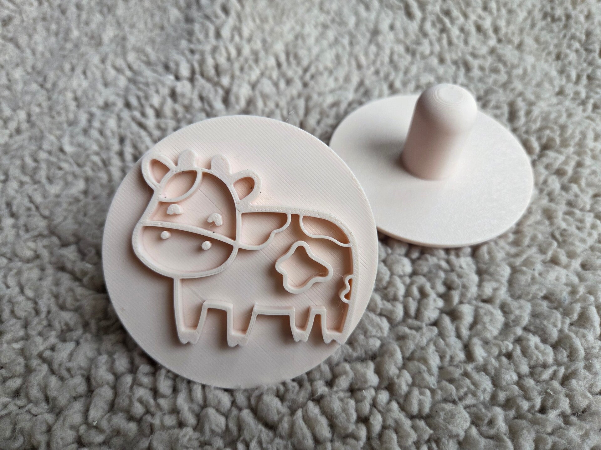 PLA - Stempel koe kleine handvat
