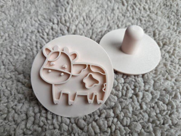 PLA - Stempel koe kleine handvat