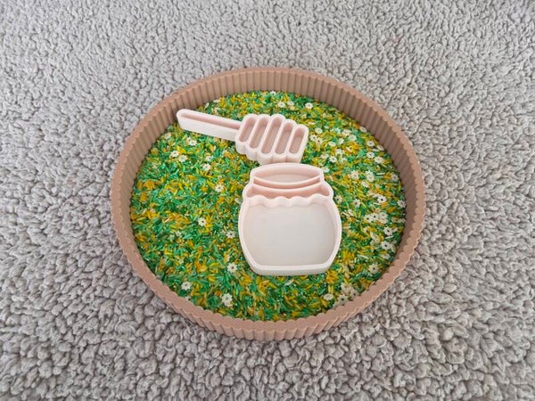 PLA vulvorm - honinglepel + pot