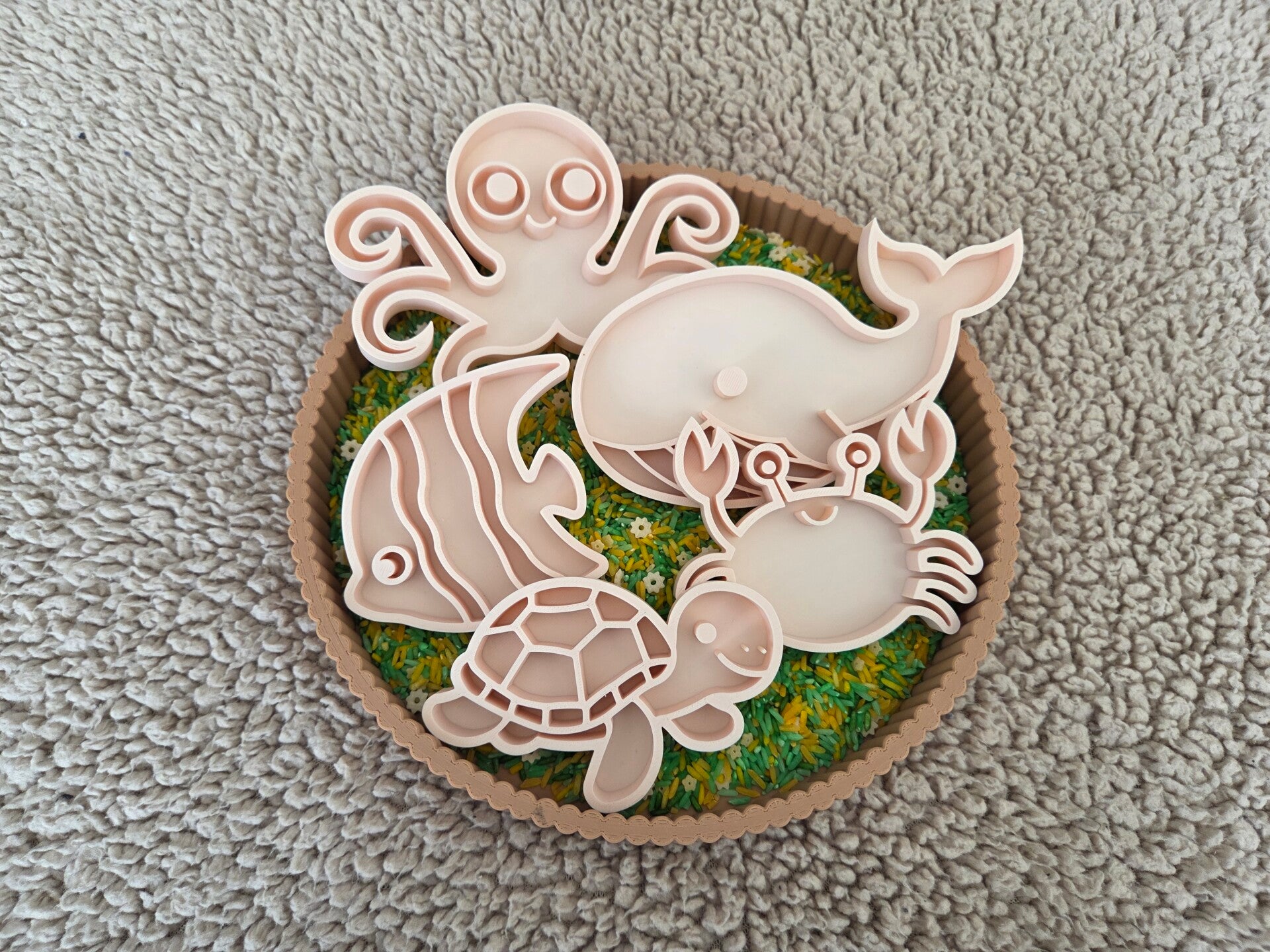 PLA vulvormenset - zeedieren
