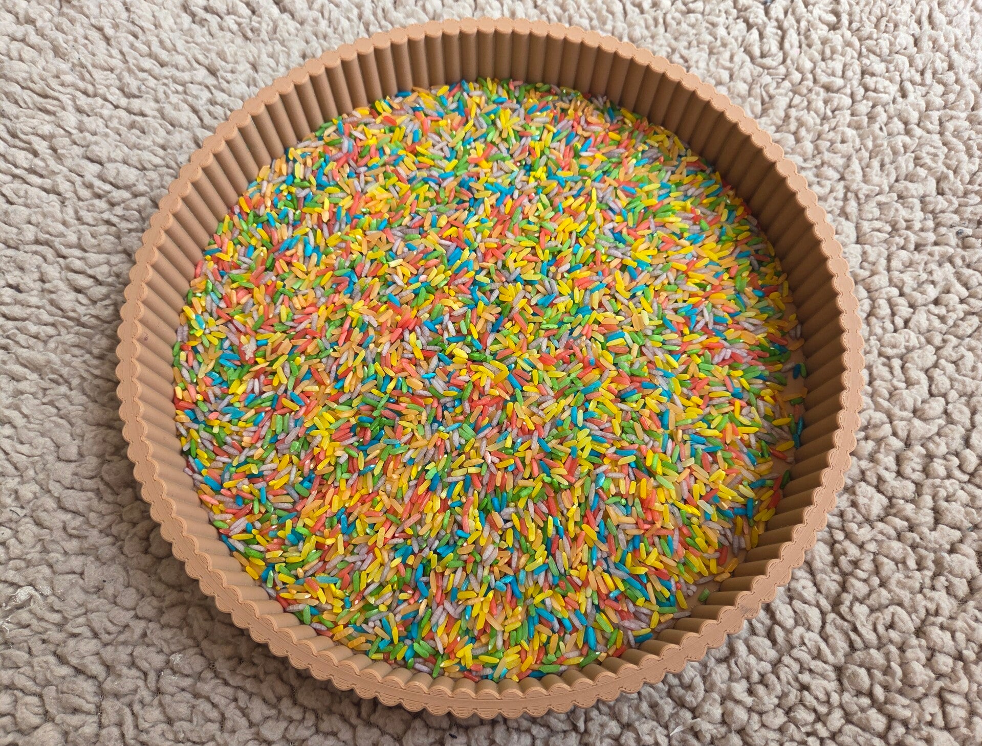 Speelrijst - Emliy's rainbow sprinkles
