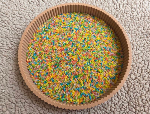 Speelrijst - Emliy's rainbow sprinkles