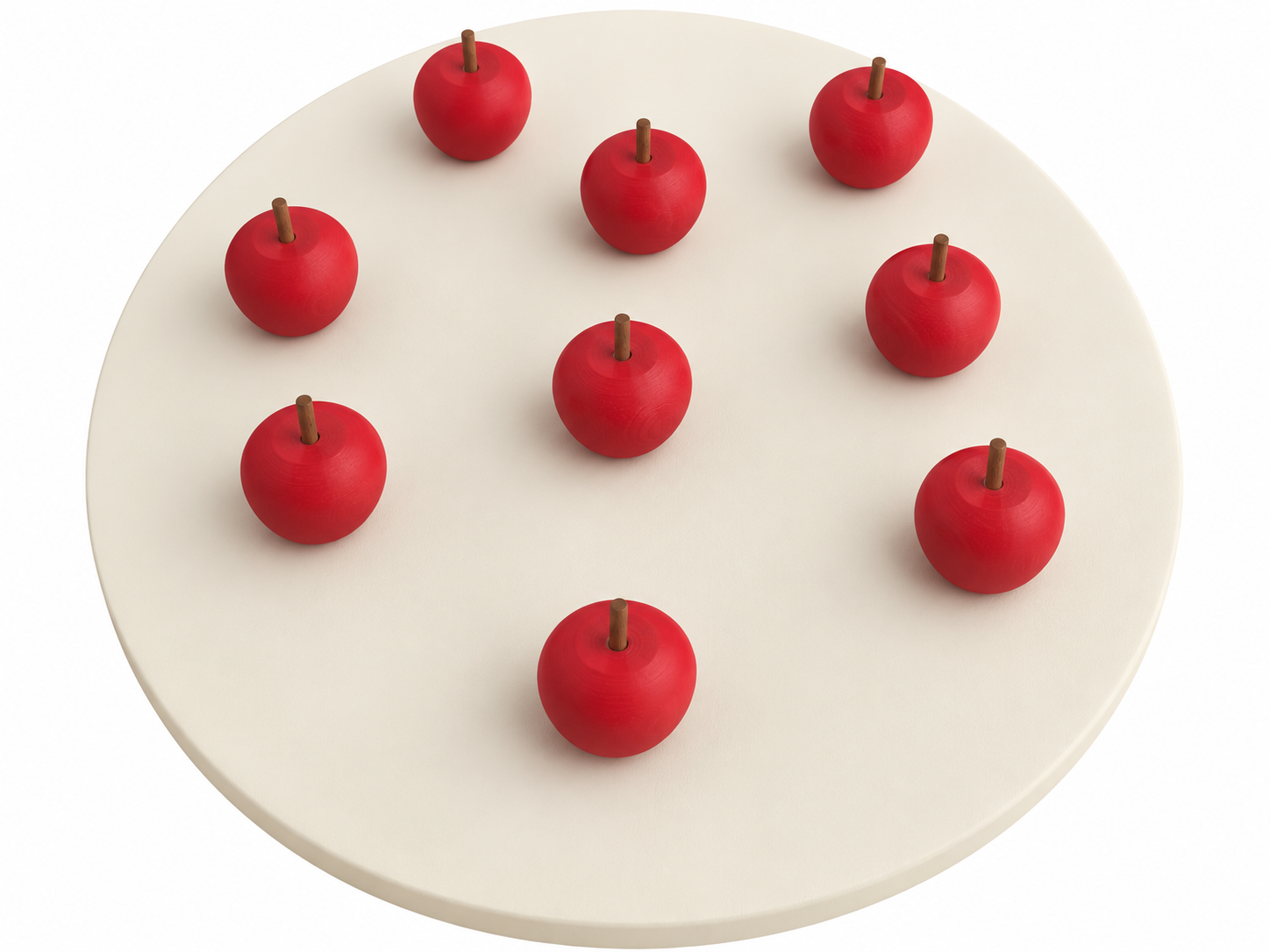 Loose parts - Appels rood