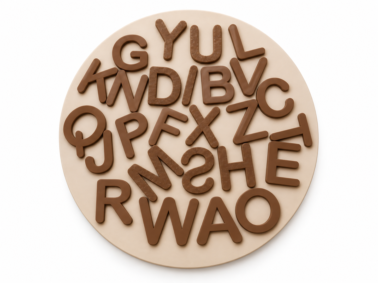 Alfabet chocoladeletters