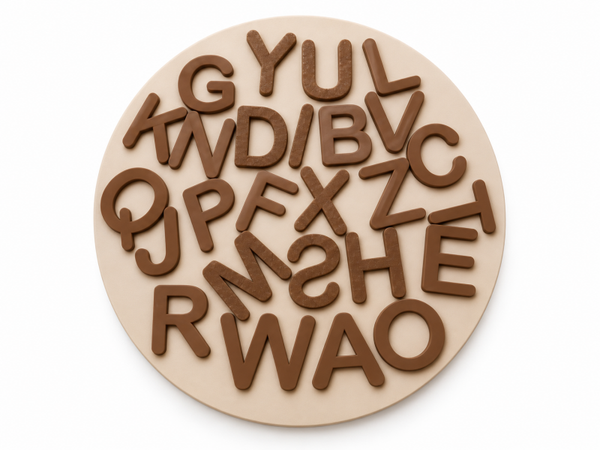 Alfabet chocoladeletters