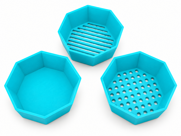 Hexagonbakjes - Kleur naar keuze