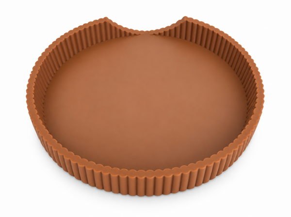 PLA speelbak - rond ribbel met opening