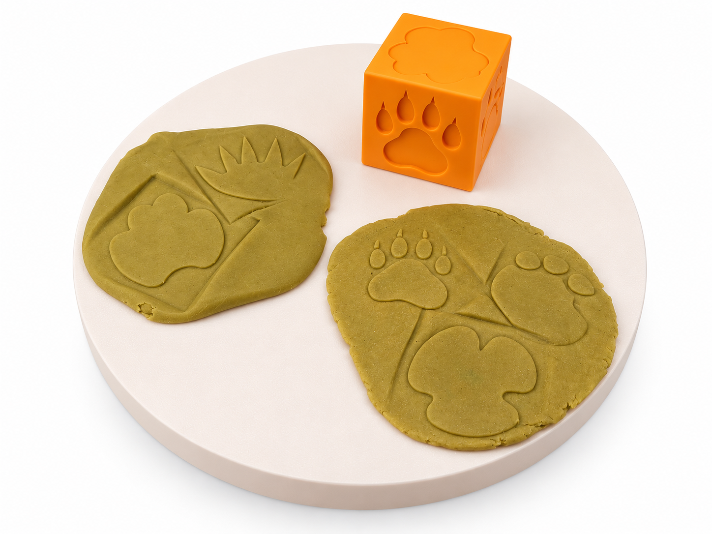 PLA - Stempelblok wilde dieren pootafdrukken