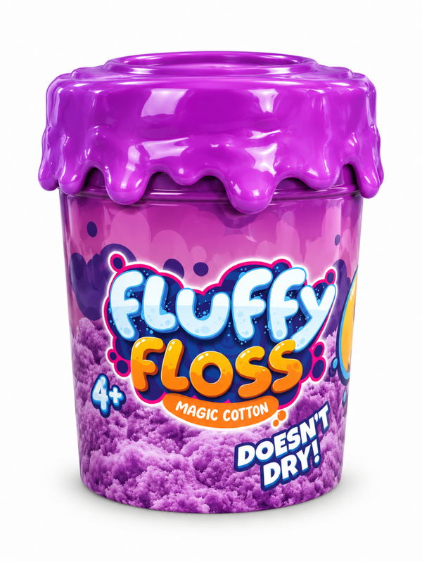 Fluffy flos - Paars